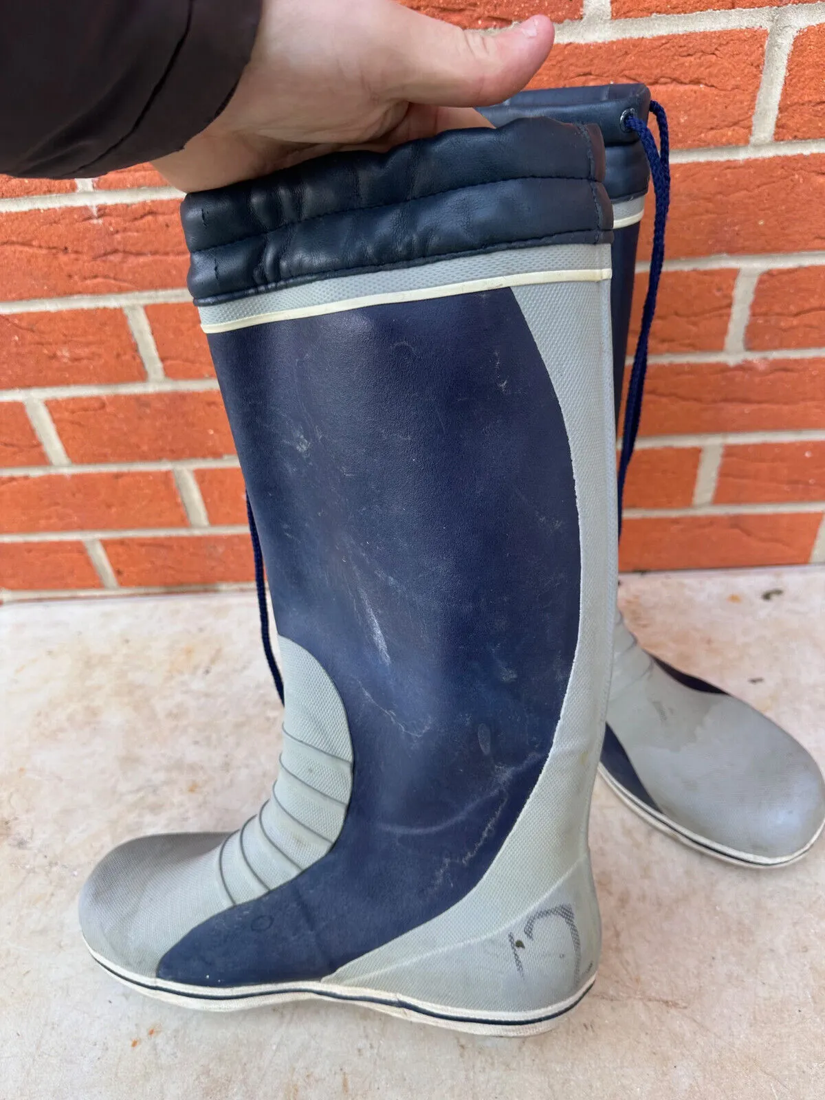 Gill Safety Rubber Wellies Sailing Boots - Size UK 12 - EU 47