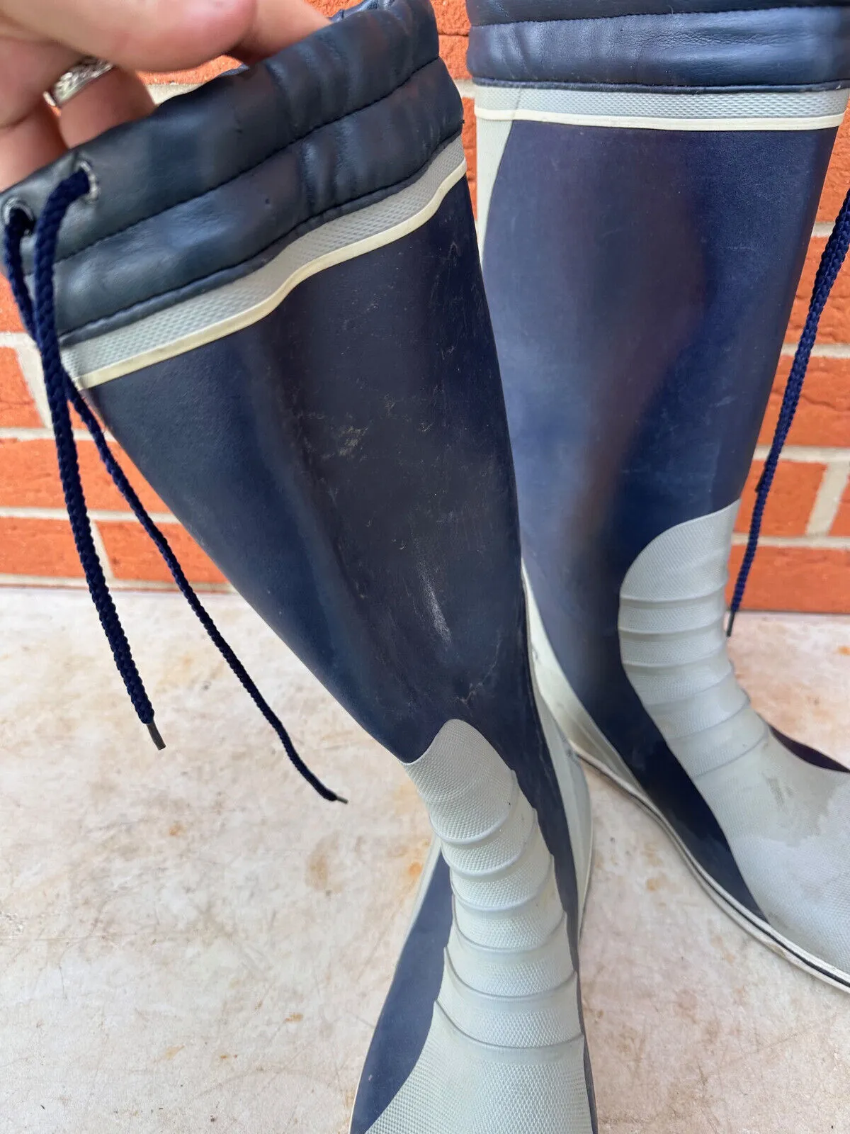 Gill Safety Rubber Wellies Sailing Boots - Size UK 12 - EU 47