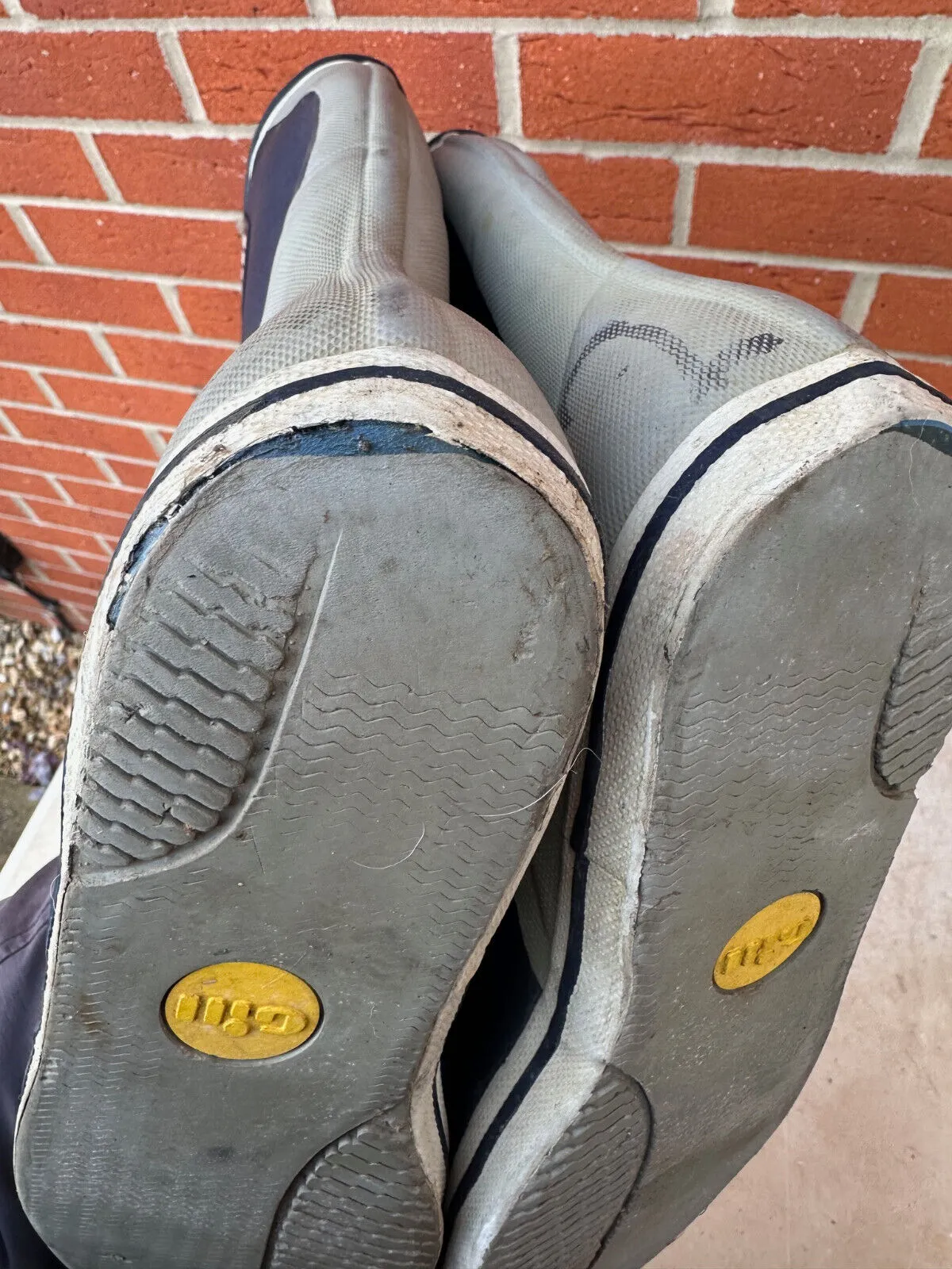 Gill Safety Rubber Wellies Sailing Boots - Size UK 12 - EU 47