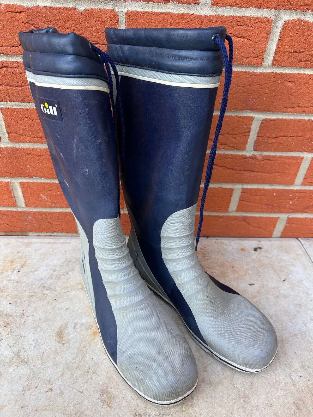 Gill Safety Rubber Wellies Sailing Boots - Size UK 12 - EU 47