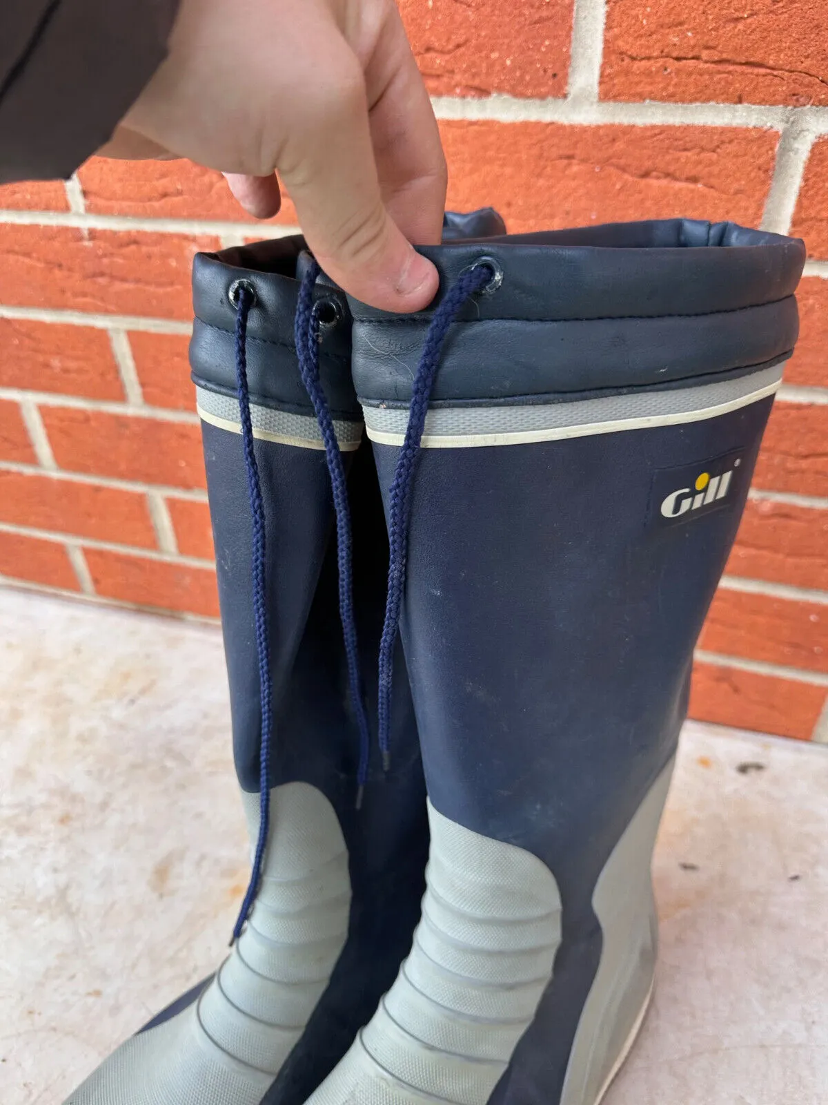 Gill Safety Rubber Wellies Sailing Boots - Size UK 12 - EU 47