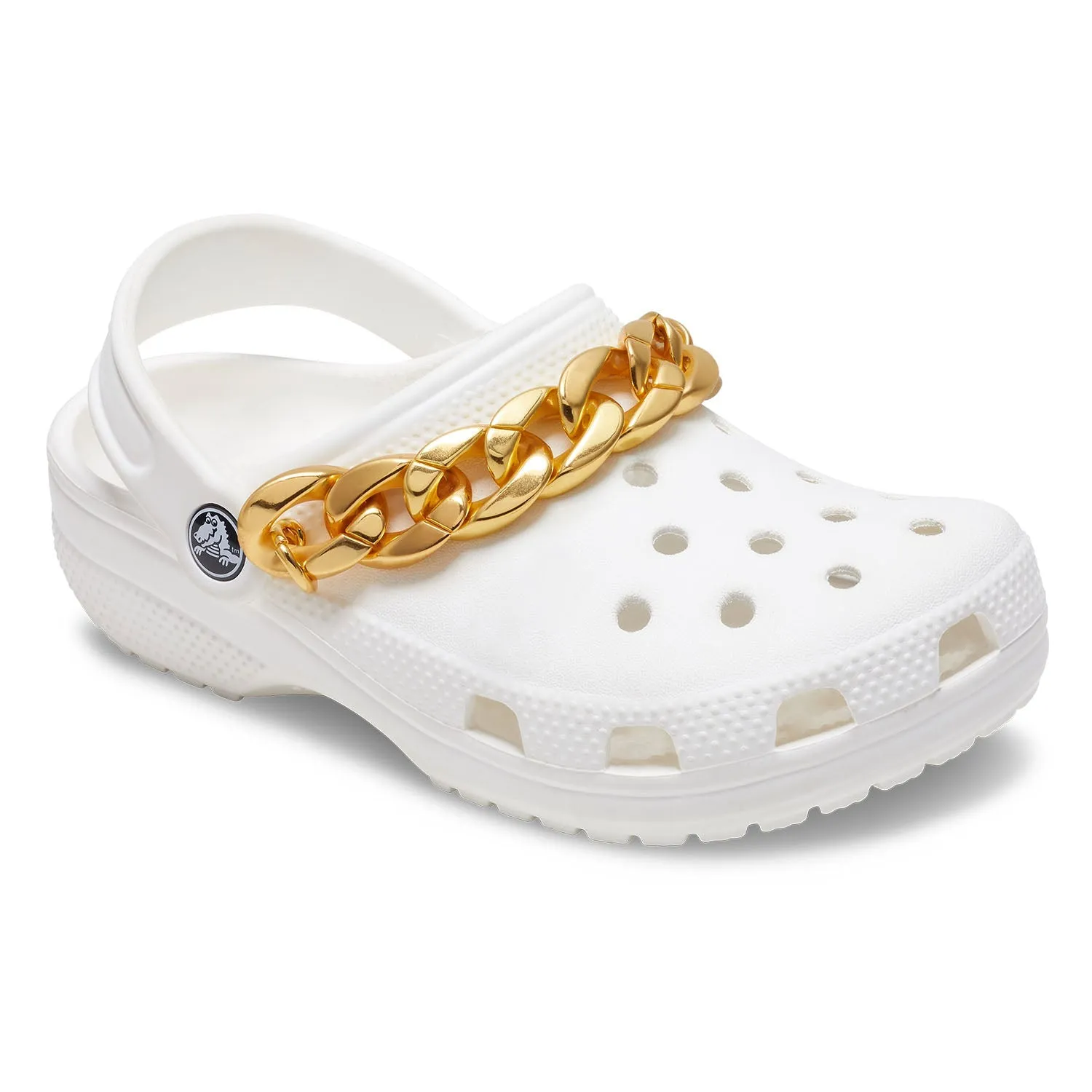 Gold Cuban Strap Chain Jibbitz