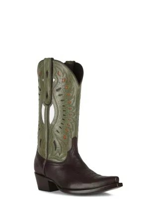 Haden - Snip Toe - Chocolate & Turquoise