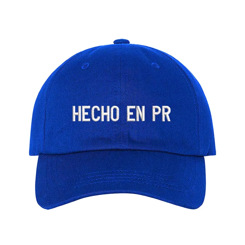 Hecho En PR Embroidered Baseball Hat – Rep Puerto Rico with Pride! 🇵🇷🧢
