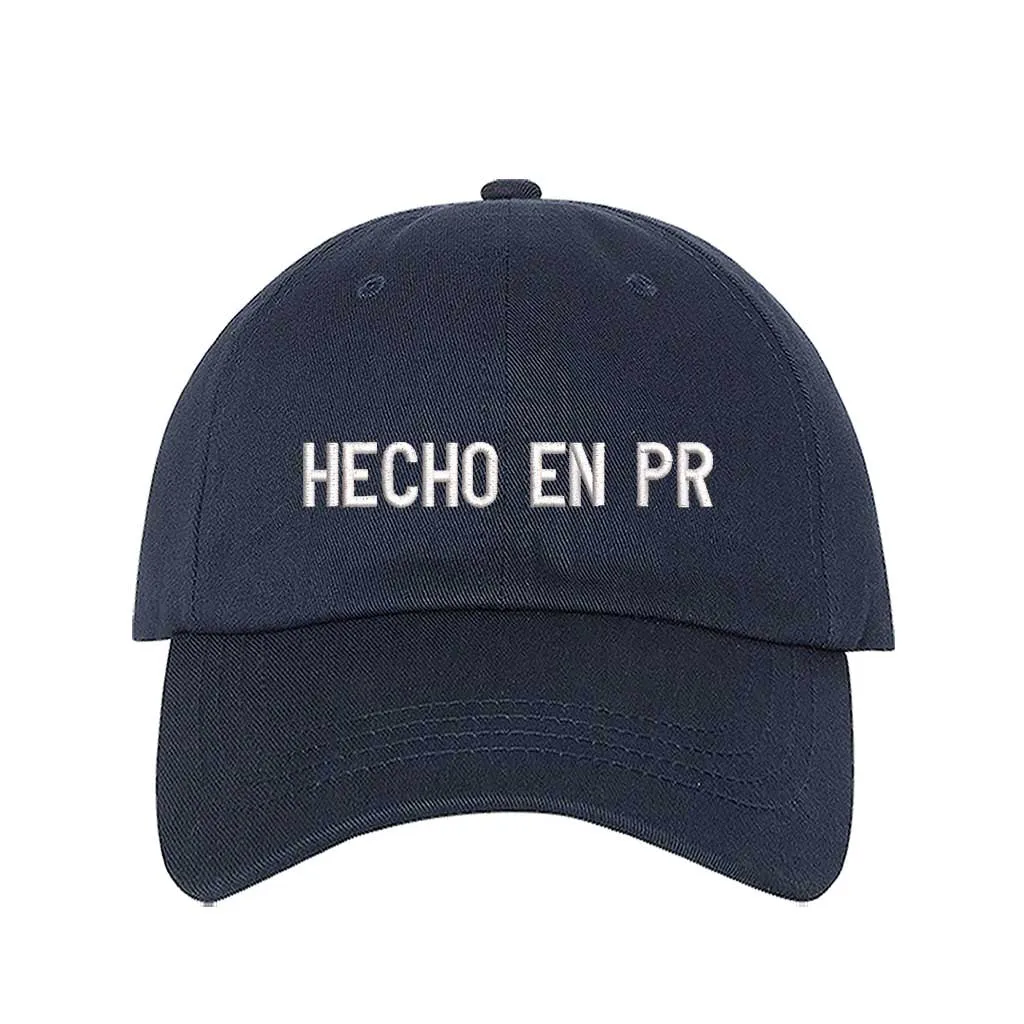 Hecho En PR Embroidered Baseball Hat – Rep Puerto Rico with Pride! 🇵🇷🧢