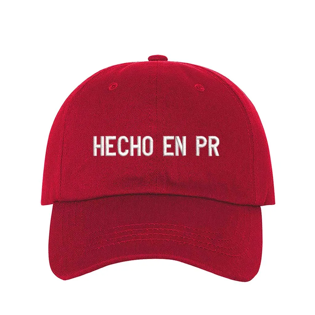 Hecho En PR Embroidered Baseball Hat – Rep Puerto Rico with Pride! 🇵🇷🧢