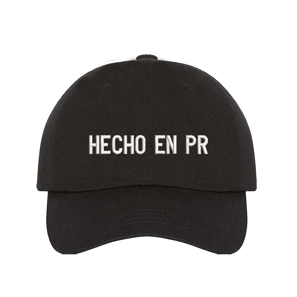 Hecho En PR Embroidered Baseball Hat – Rep Puerto Rico with Pride! 🇵🇷🧢