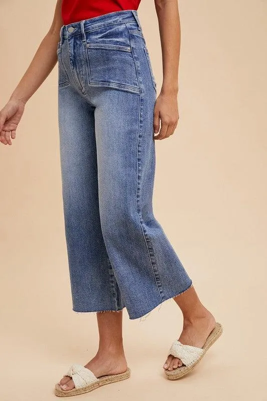 High Rise Wide Leg Jeans