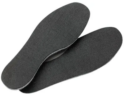 Honeywell Felt Insoles, Size 10, Felt, Gray/Black, 28114-10