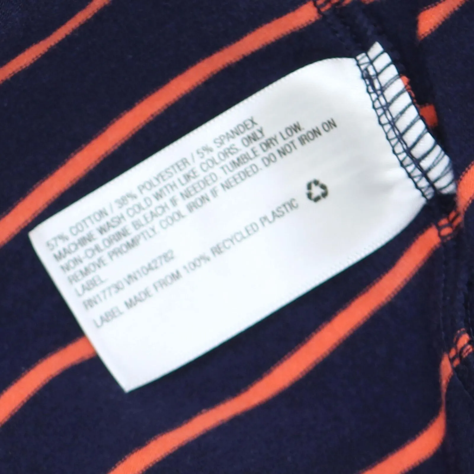 Isabel Maternity By Ingrid & Isabel T-Shirt Maternity Dress Navy / Orange L