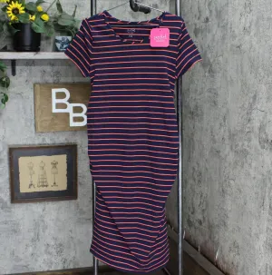 Isabel Maternity By Ingrid & Isabel T-Shirt Maternity Dress Navy / Orange L