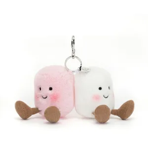 Jellycat Amuseables Pair of Marshmallows Bag Charm APM4BC