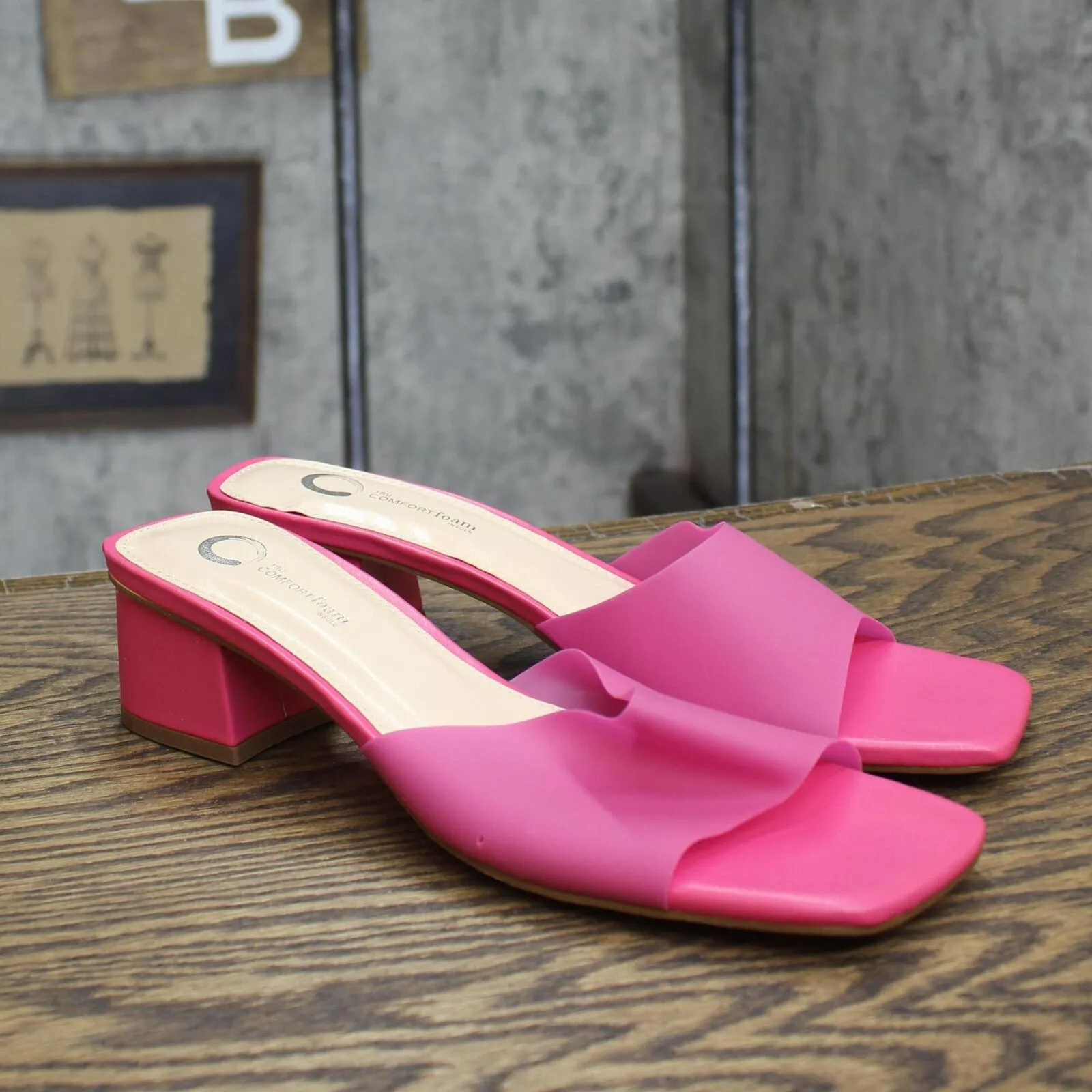 Journee Collection Womens Jaydin Dressy Lifestyle Slide JAYDIN-PNK-PINK Pink 8M