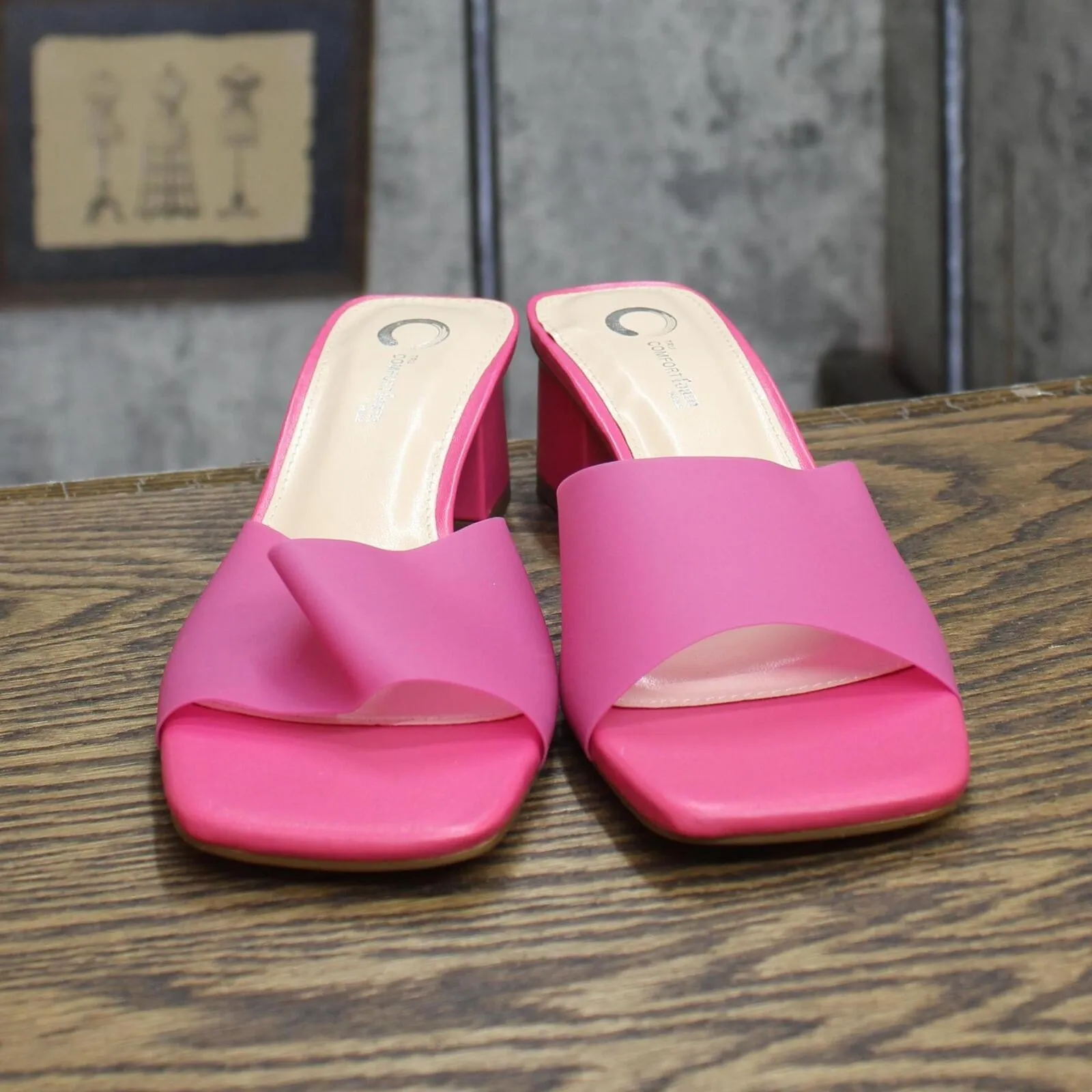 Journee Collection Womens Jaydin Dressy Lifestyle Slide JAYDIN-PNK-PINK Pink 8M