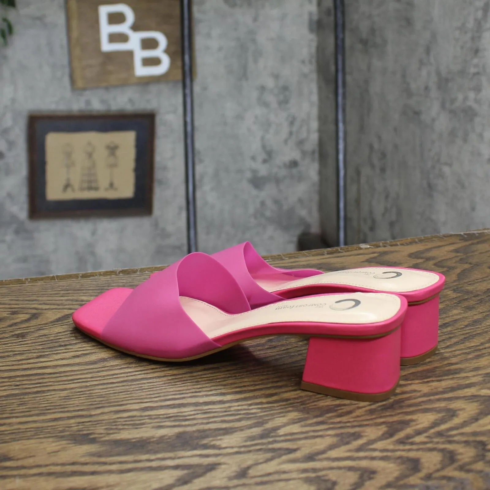 Journee Collection Womens Jaydin Dressy Lifestyle Slide JAYDIN-PNK-PINK Pink 8M