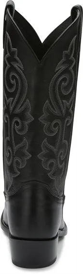 Justin Boots 1409 Buck Black Mens Cowboy Boots
