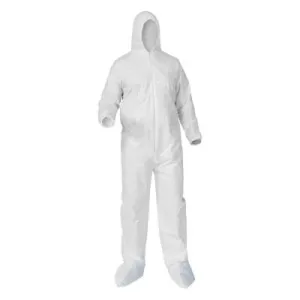 Kimberly-Clark Professional KleenGuard A35 Liquid and Particle Protection Apparels, White, 5X-Large, 38954
