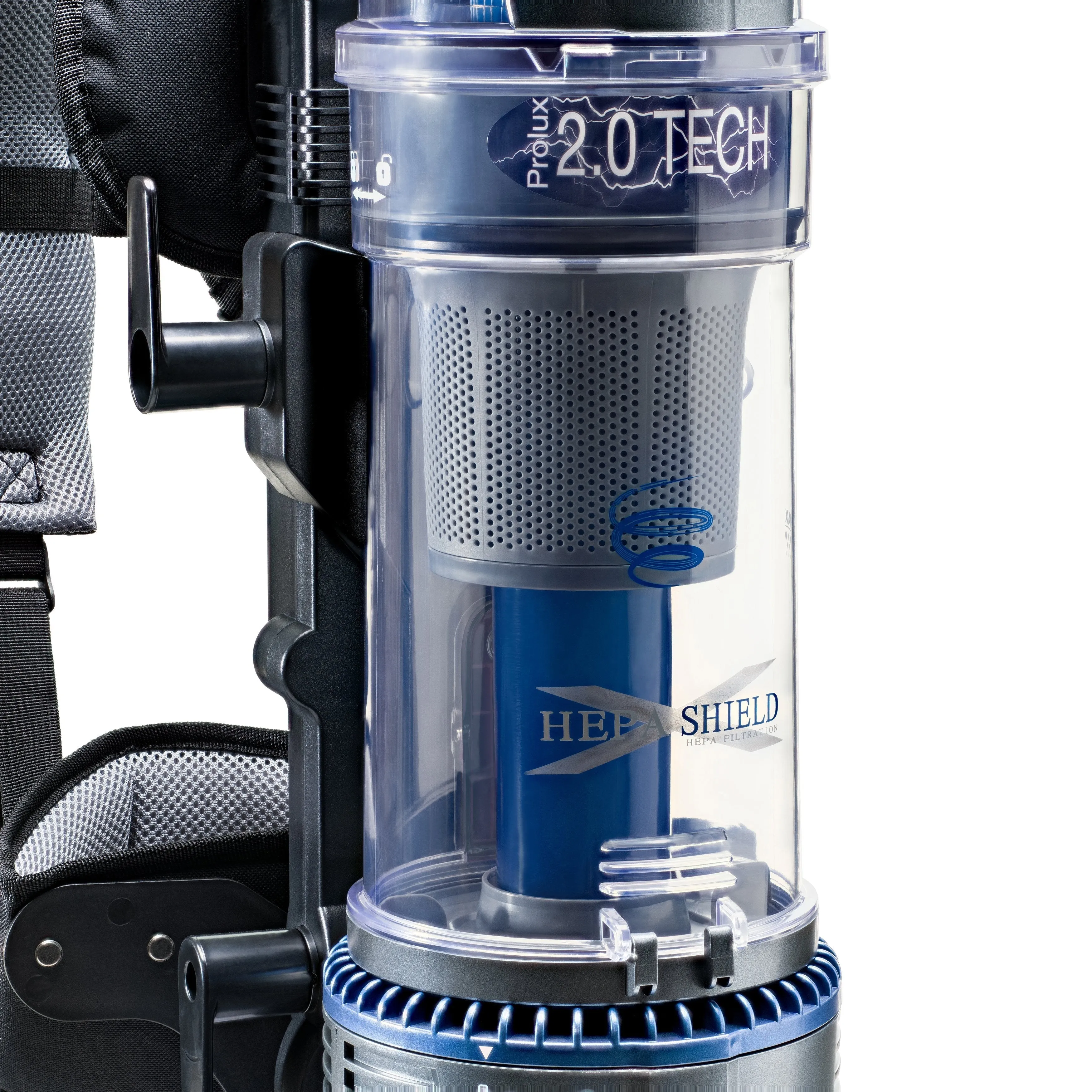 Lightweight Bagless 2.0 Backpack Vacuum w/ Power Nozzle and 5 YR Warranty by Prolux