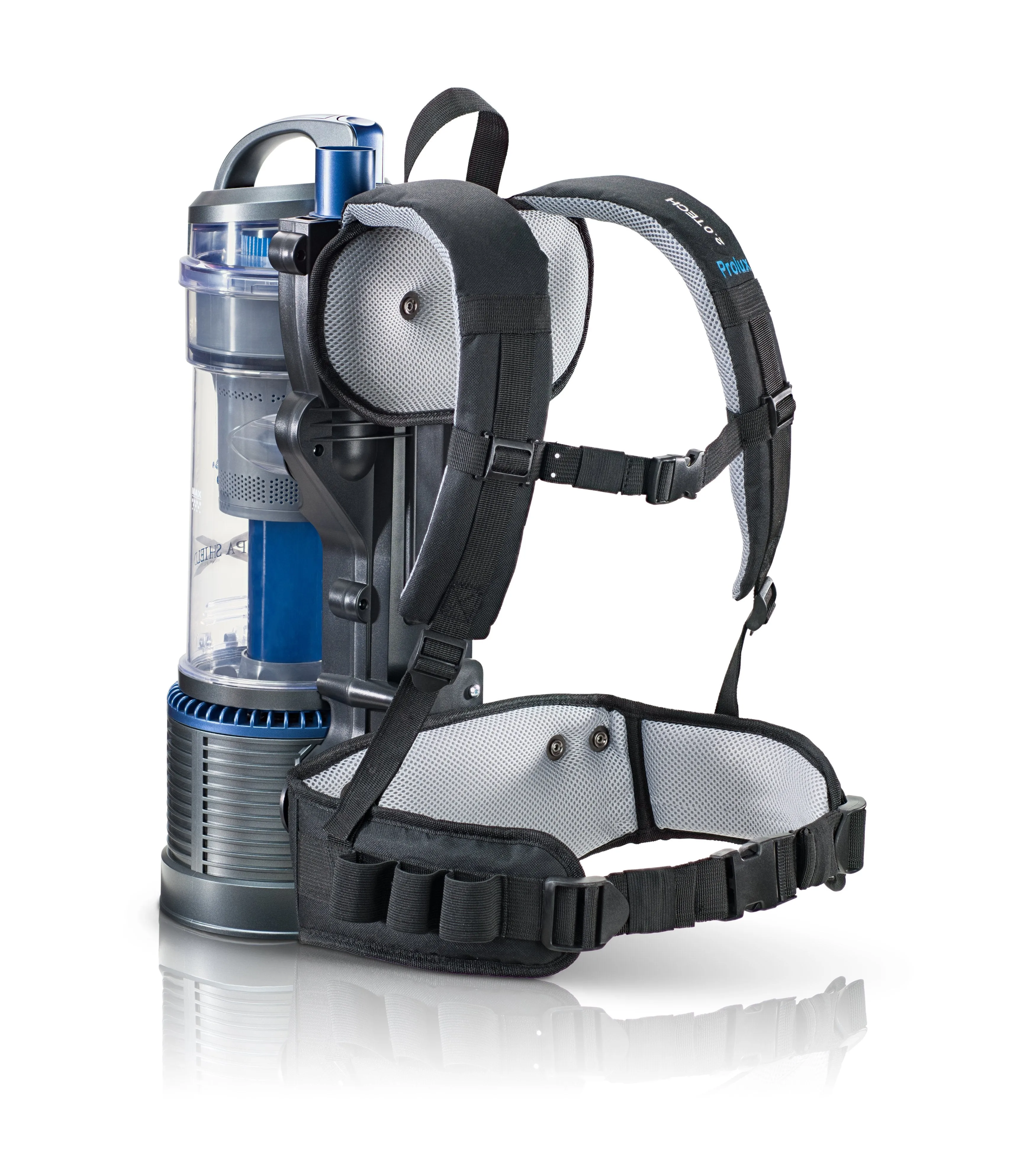 Lightweight Bagless 2.0 Backpack Vacuum w/ Power Nozzle and 5 YR Warranty by Prolux