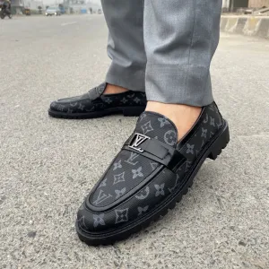 LS LEATHER CHUNKY LOAFERS LS-207
