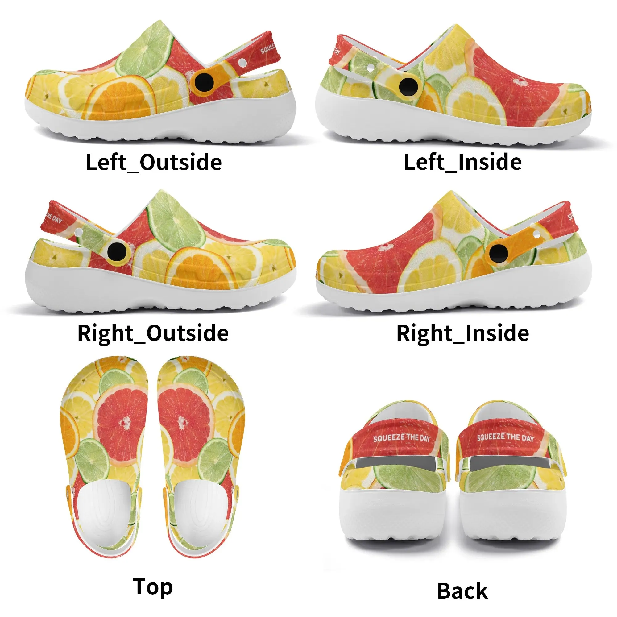 Men's All Season Clogs: Citrus