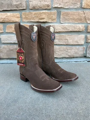 Men's Los Altos Gamuza Wide Square Toe Boots