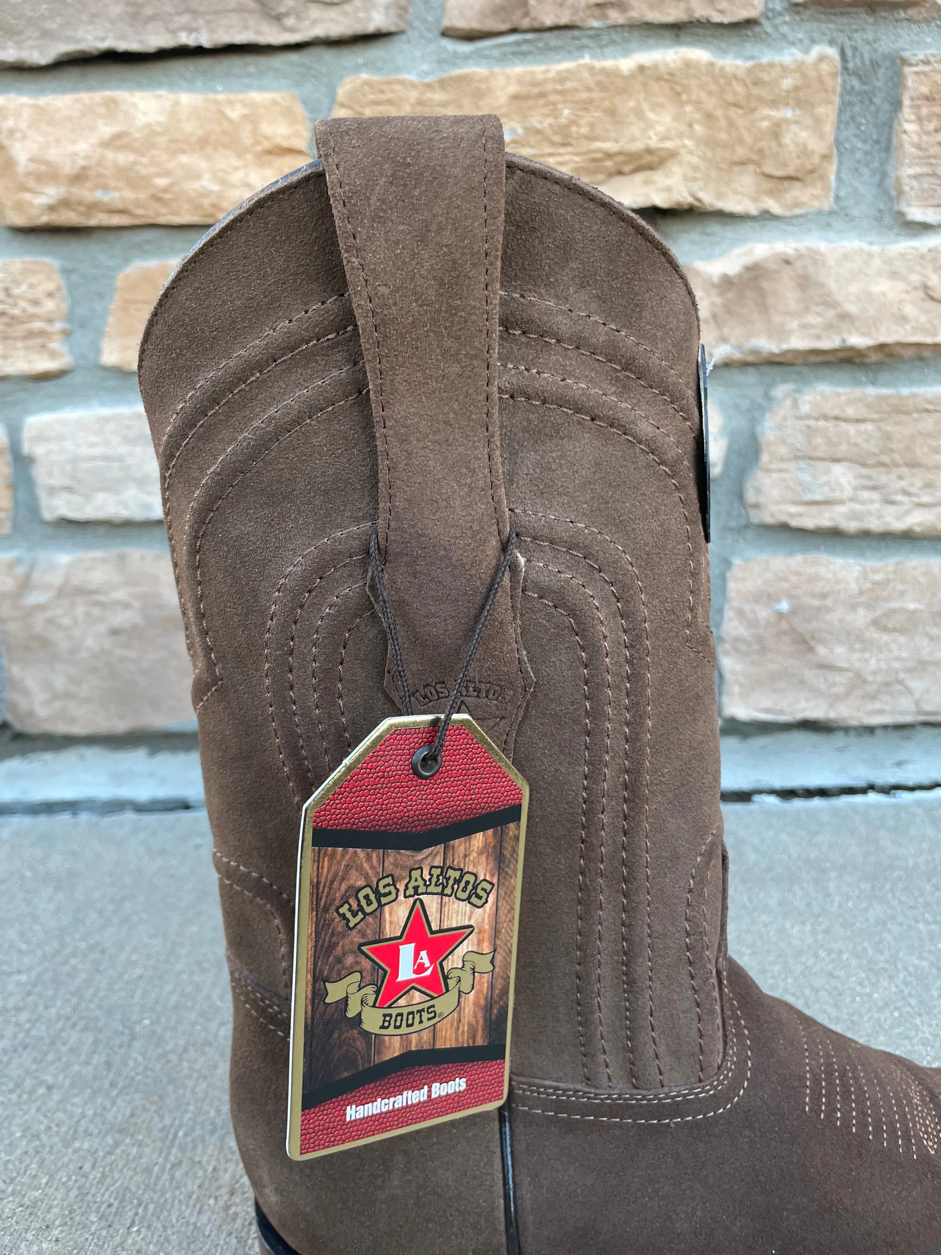 Men's Los Altos Gamuza Wide Square Toe Boots