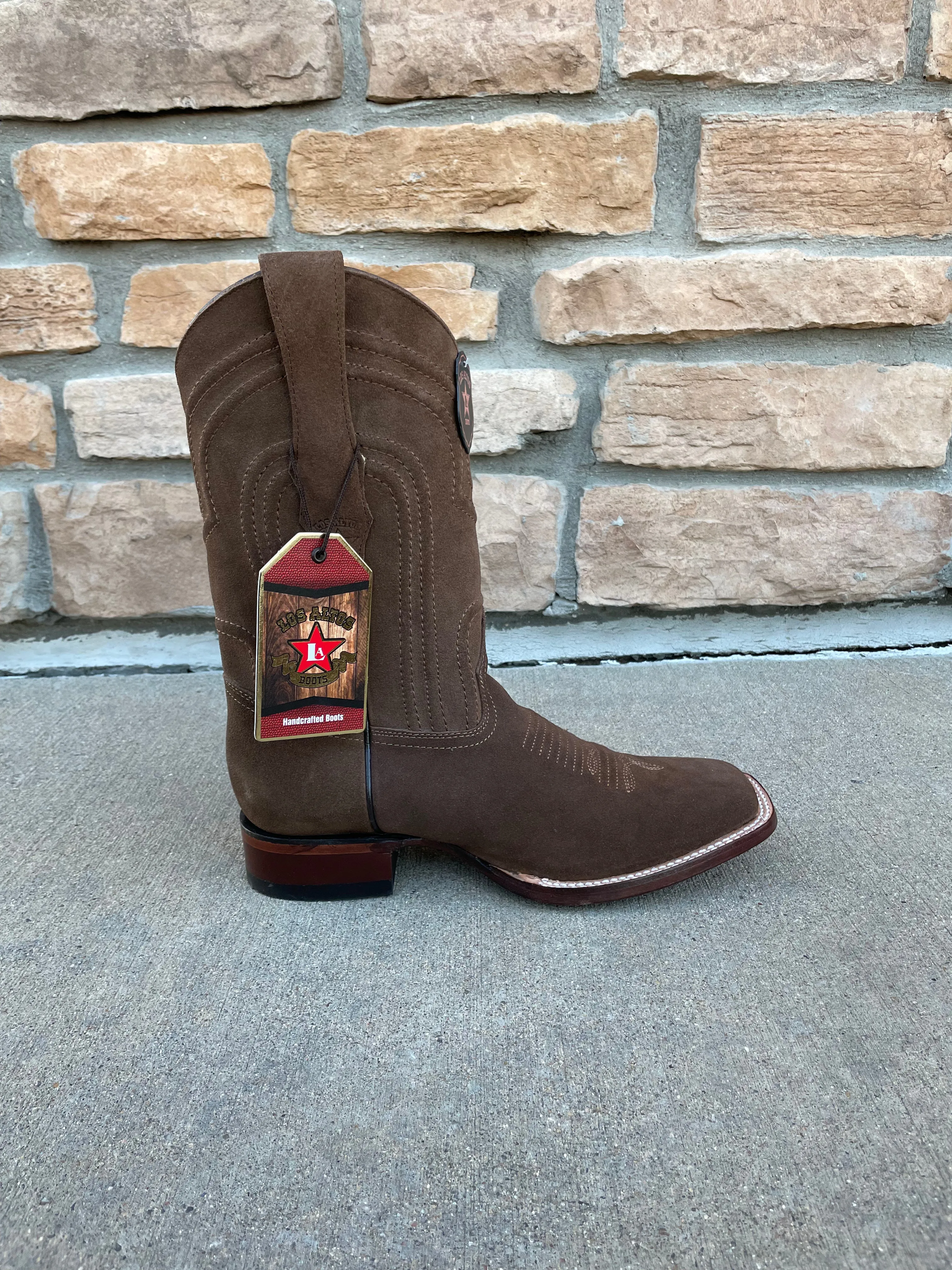 Men's Los Altos Gamuza Wide Square Toe Boots