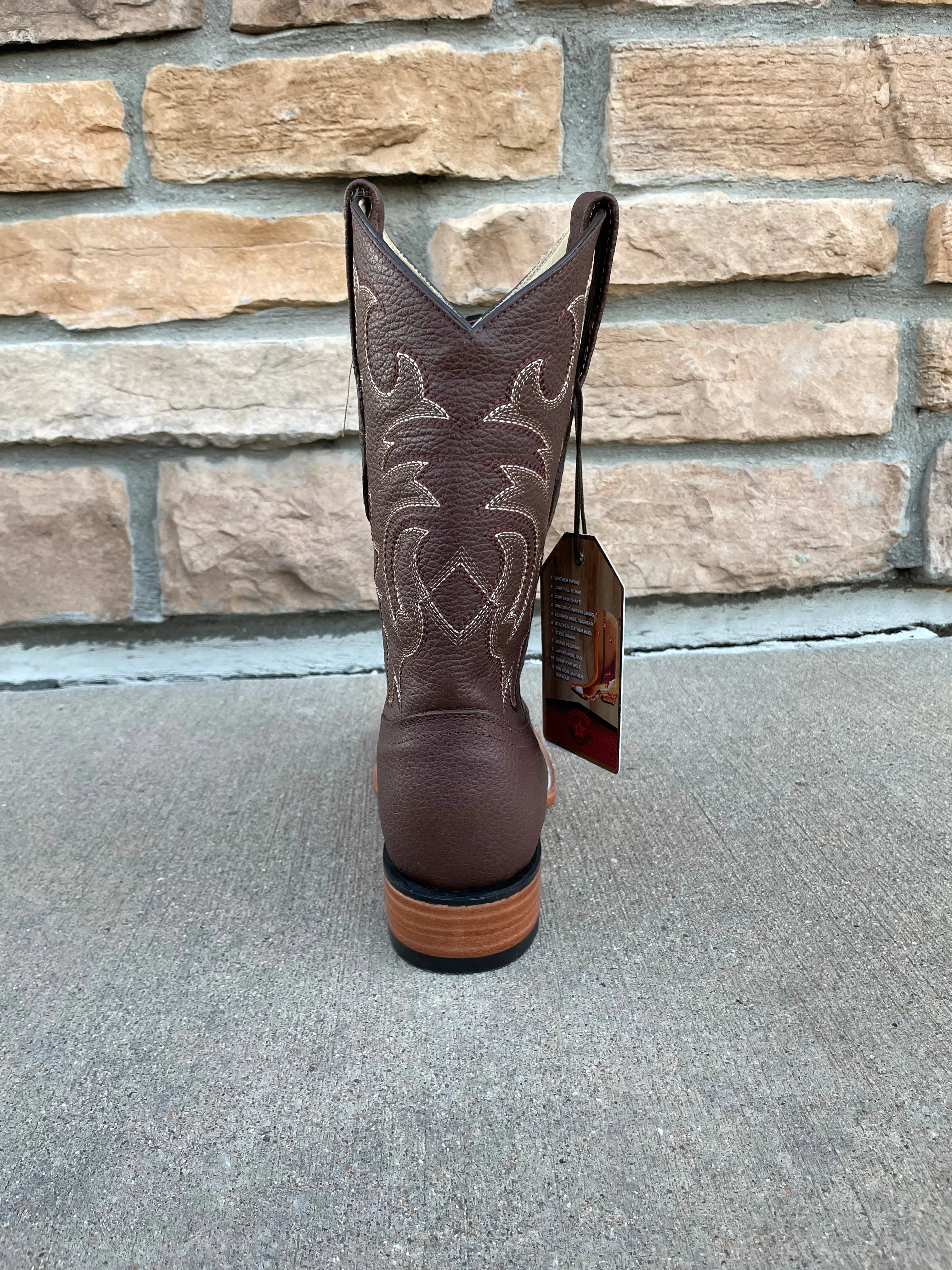 Men's Los Altos Grisly Wide Square Toe Boots