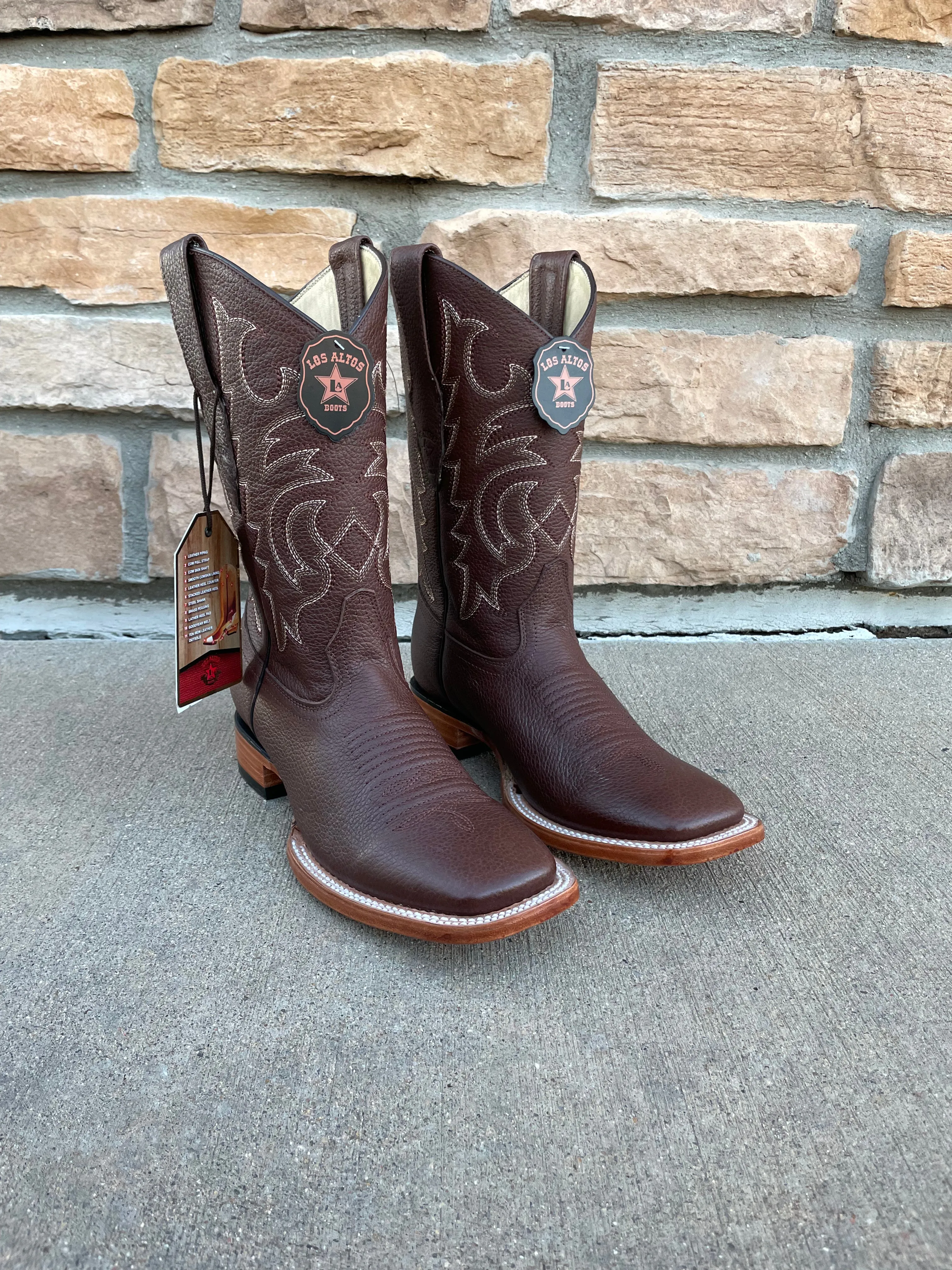 Men's Los Altos Grisly Wide Square Toe Boots