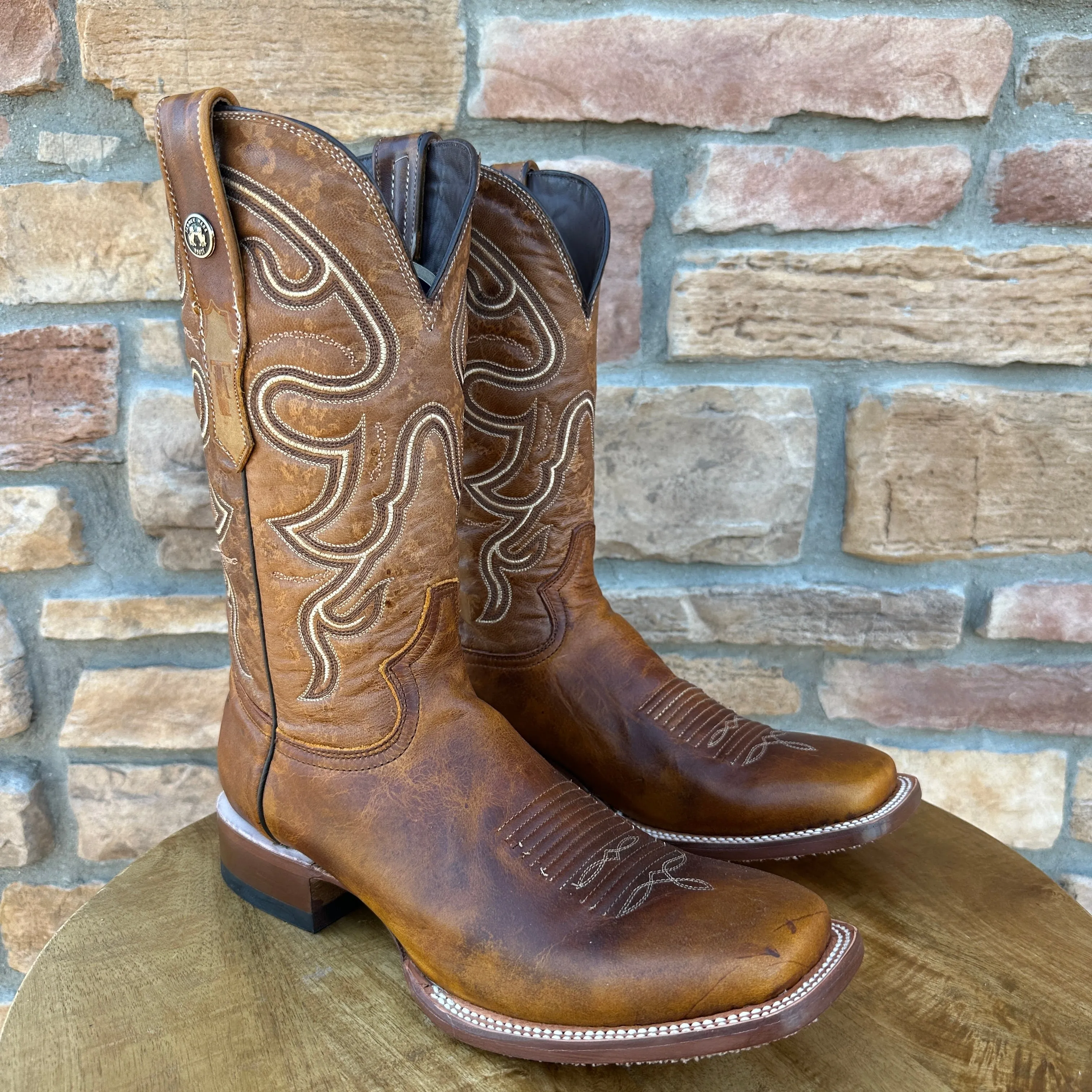 Men's Tanner Mark Damiana Wide Square Toe Boots