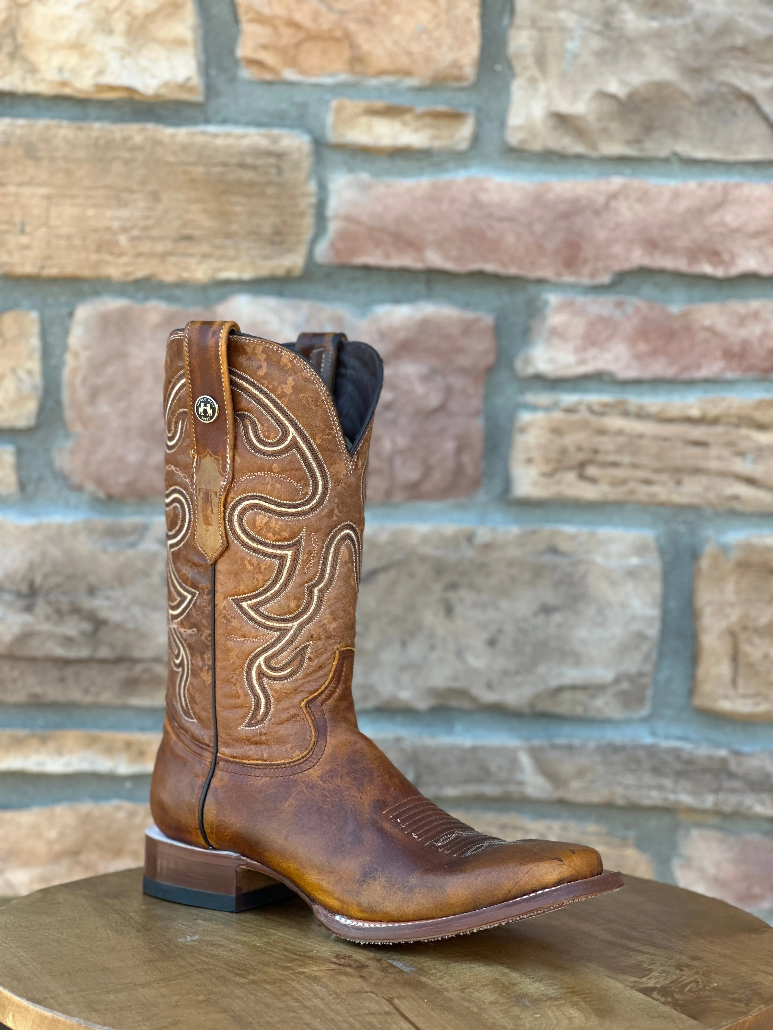 Men's Tanner Mark Damiana Wide Square Toe Boots