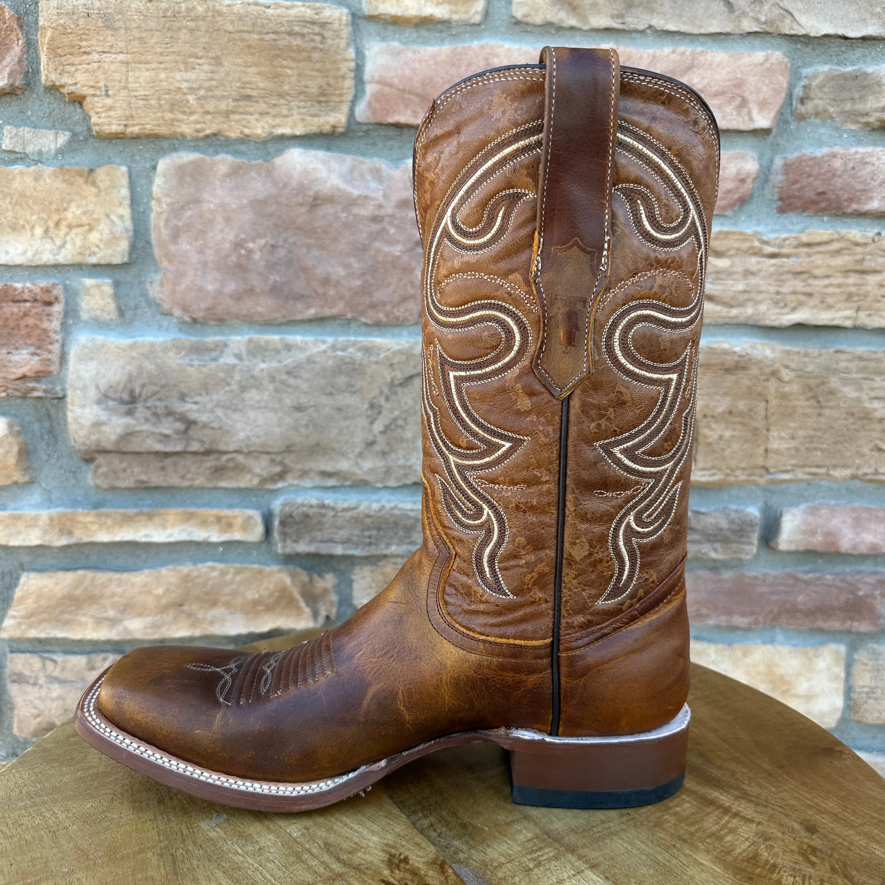 Men's Tanner Mark Damiana Wide Square Toe Boots