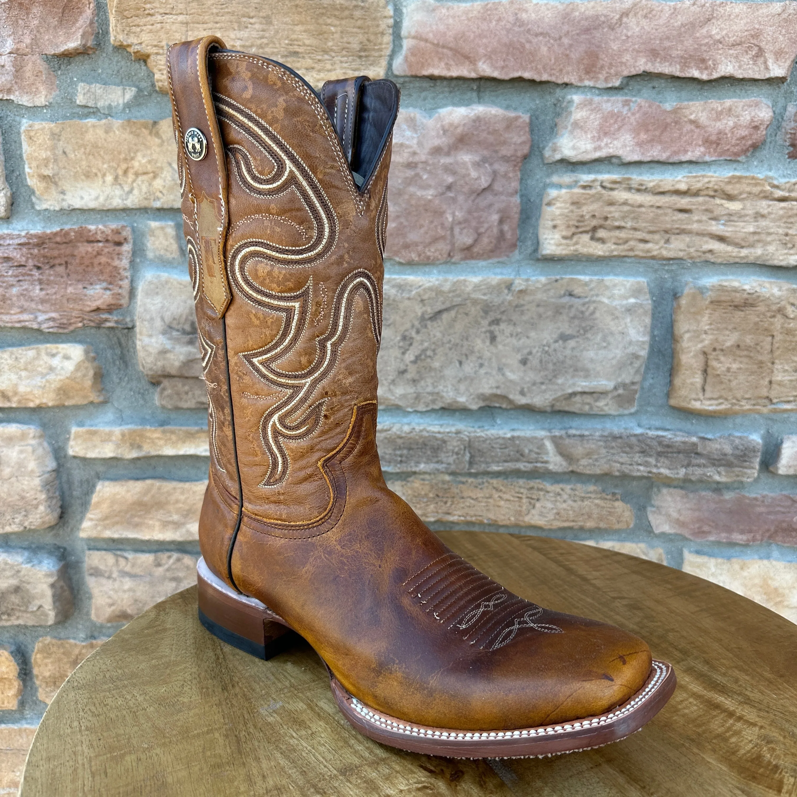 Men's Tanner Mark Damiana Wide Square Toe Boots