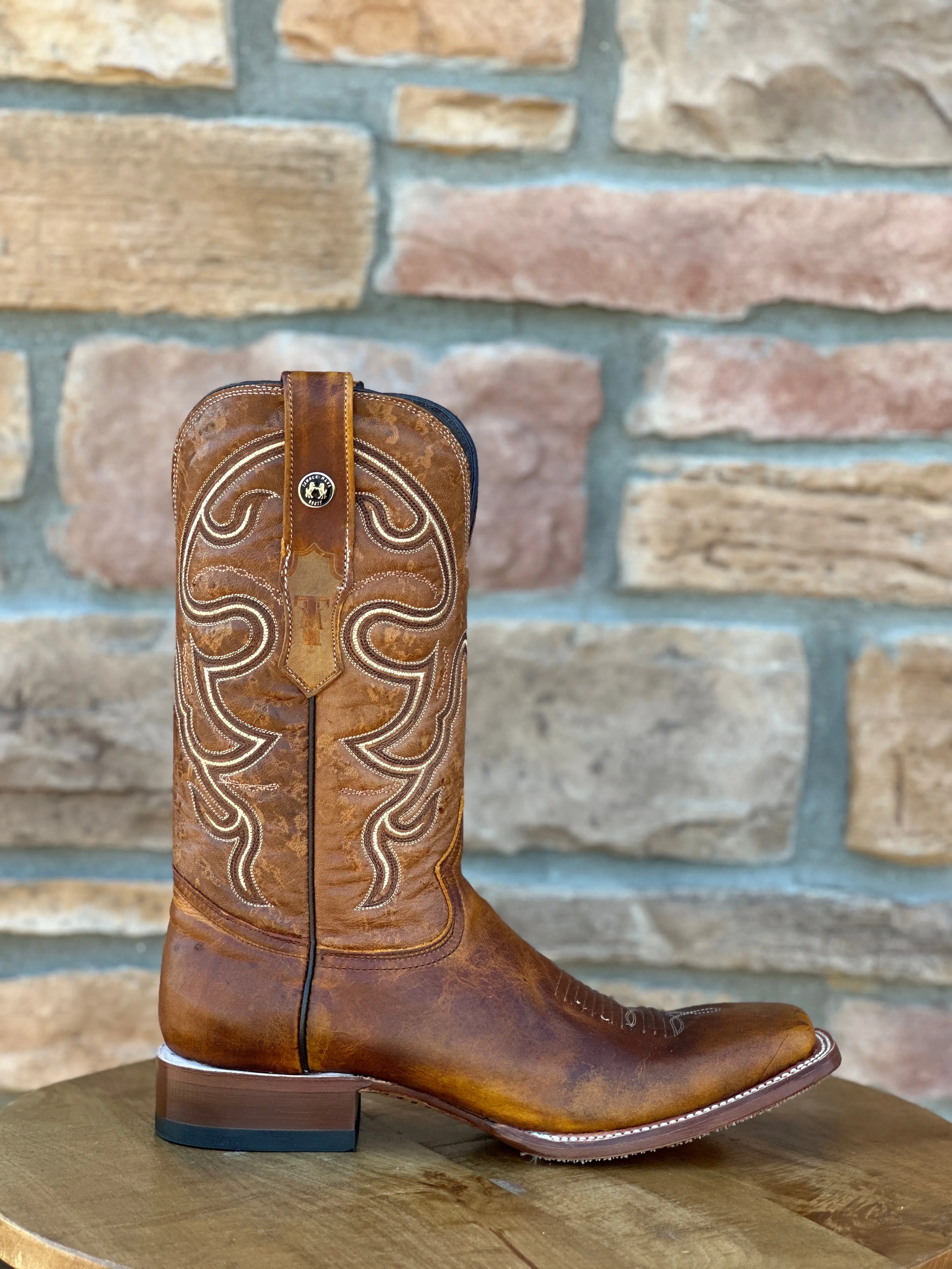 Men's Tanner Mark Damiana Wide Square Toe Boots