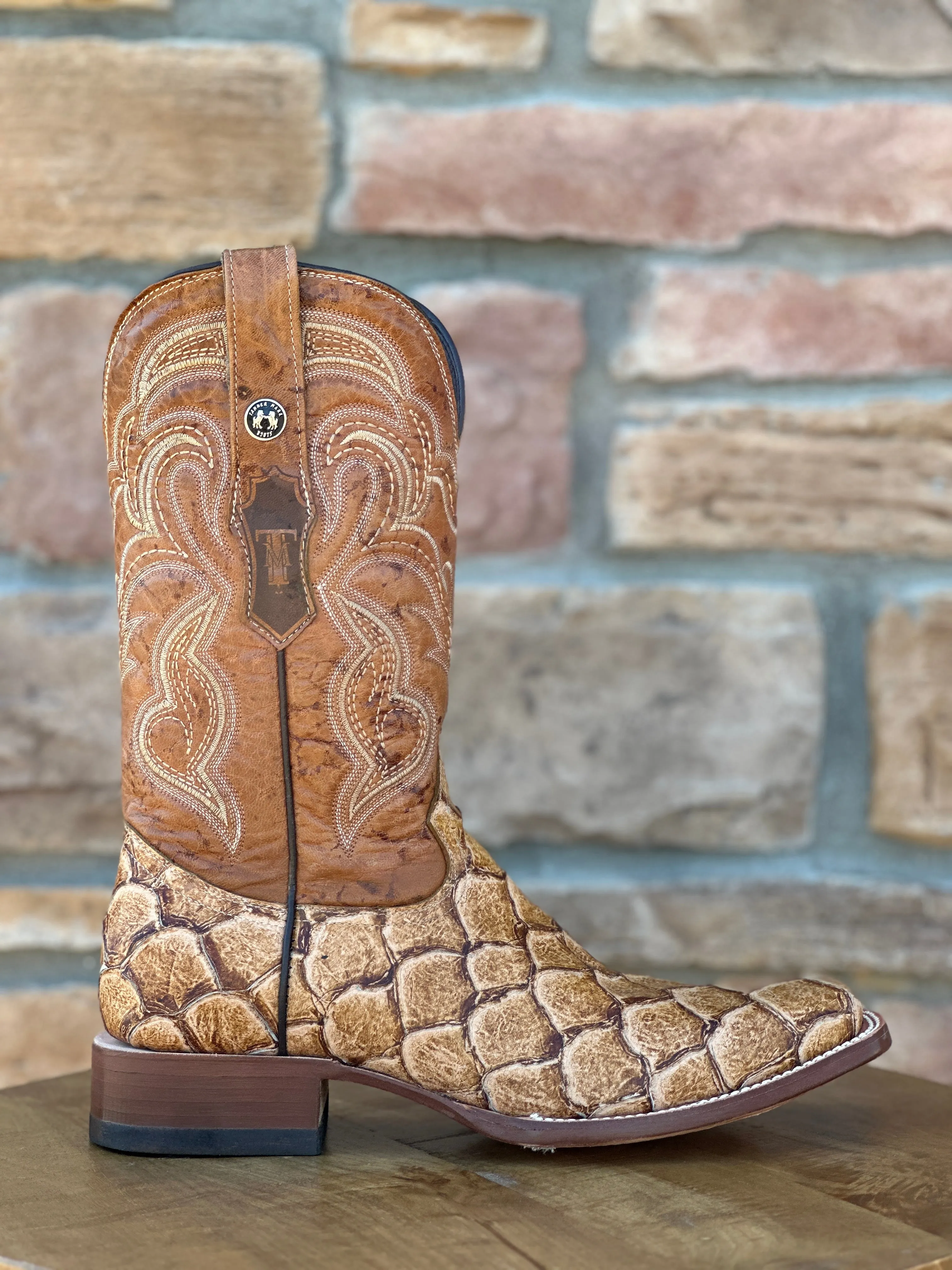 Men's Tanner Mark Oryx Fish Print Boots