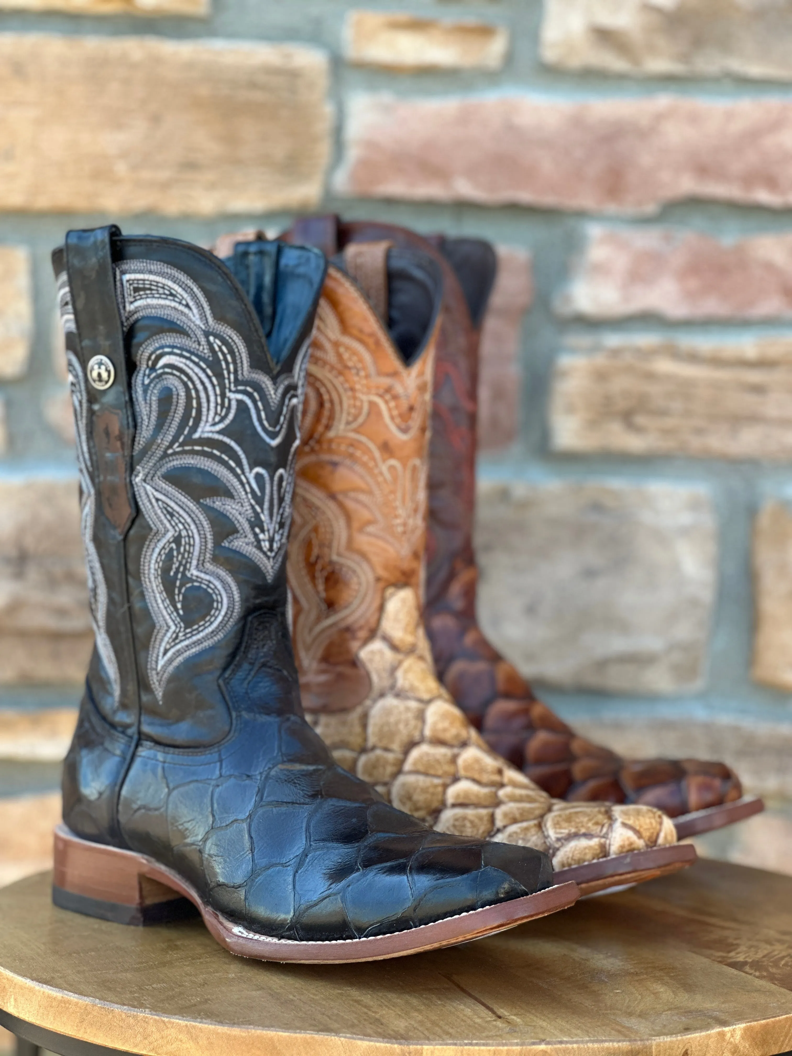 Men's Tanner Mark Oryx Fish Print Boots