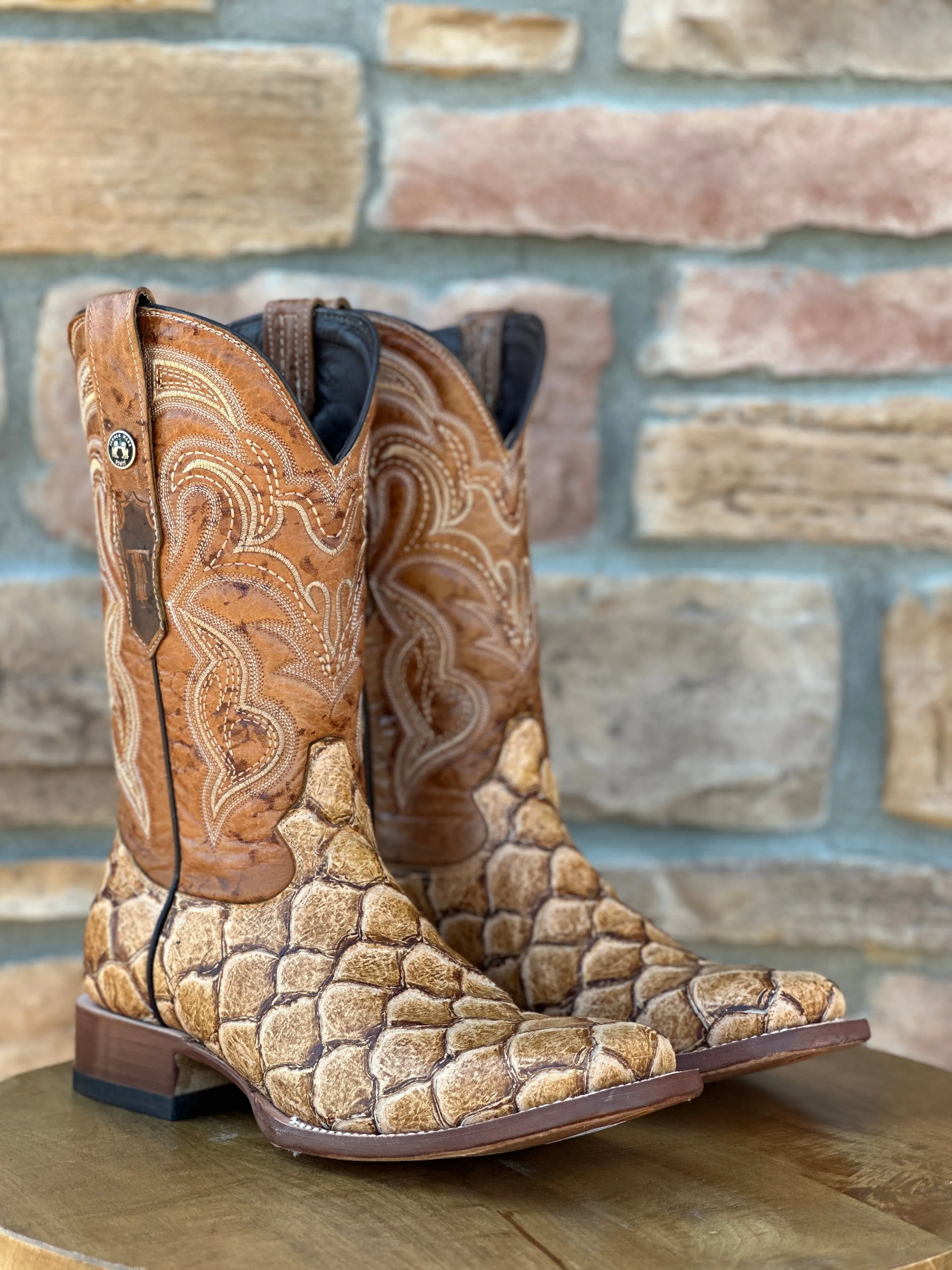 Men's Tanner Mark Oryx Fish Print Boots