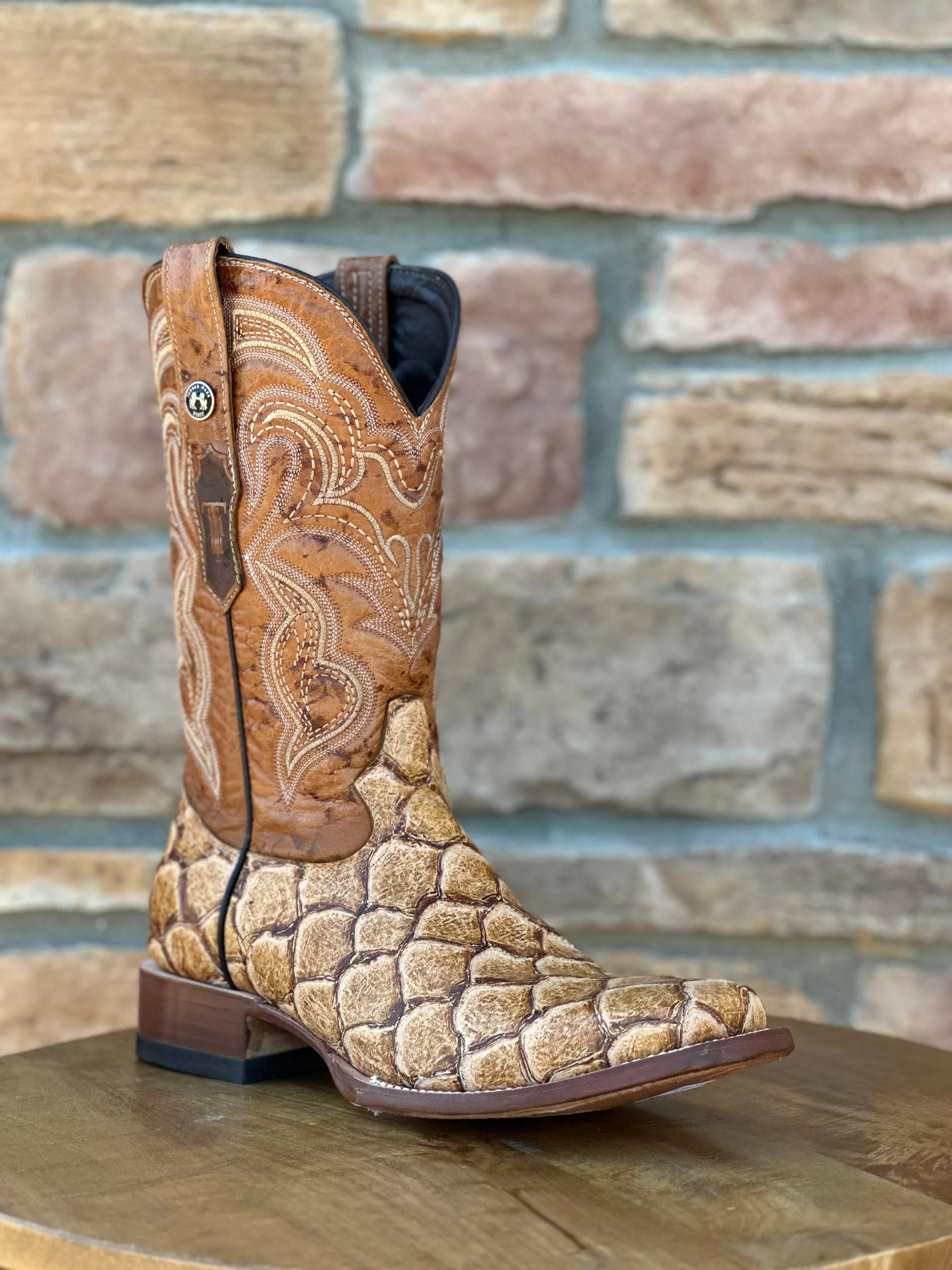 Men's Tanner Mark Oryx Fish Print Boots