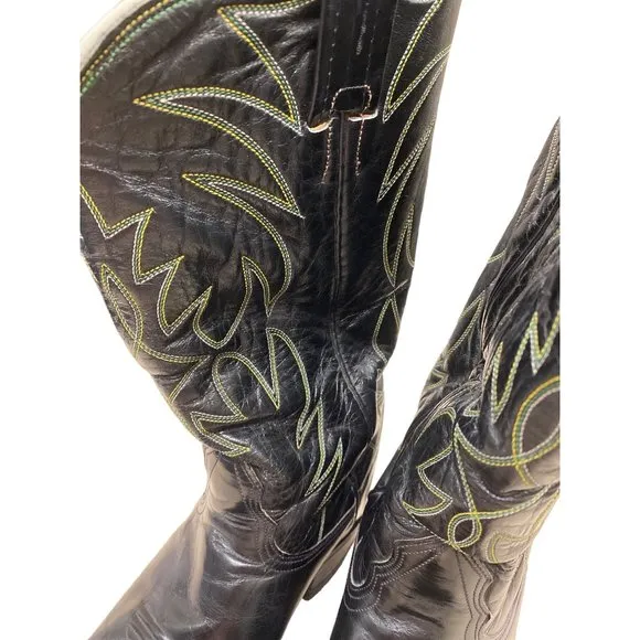 Men’s western  black cowboy boots 9.5D by Nocona SKU 562