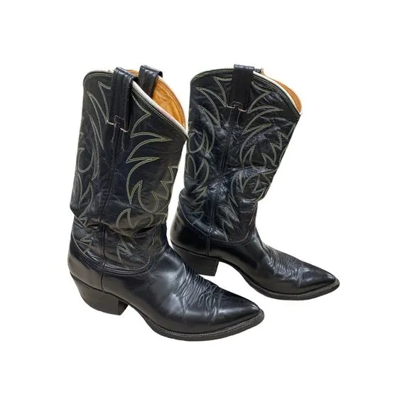 Men’s western  black cowboy boots 9.5D by Nocona SKU 562