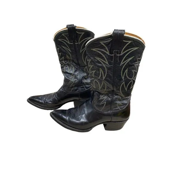 Men’s western  black cowboy boots 9.5D by Nocona SKU 562