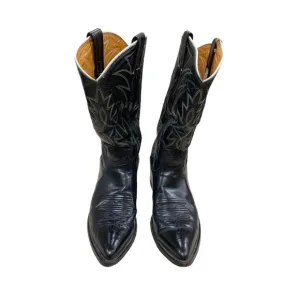 Men’s western  black cowboy boots 9.5D by Nocona SKU 562