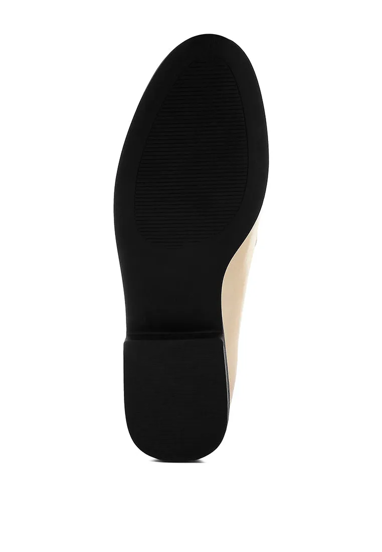 Metallic Horsebit Detail Loafers By MODE