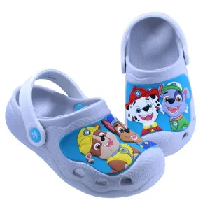 New with tags! Paw Patrol Clogs for Toddler in Light Grey, Sz 9-10