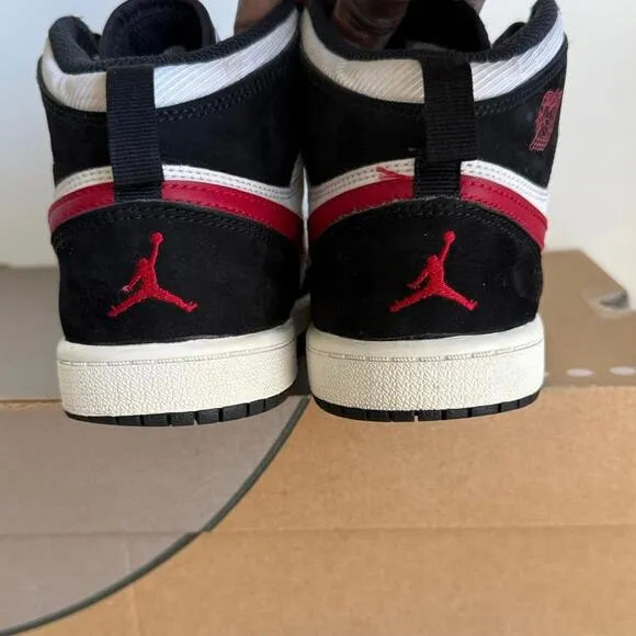 Nike Air Jordan 1 Retro Gym Red/White Kids Sneakers - SZ 3 Y