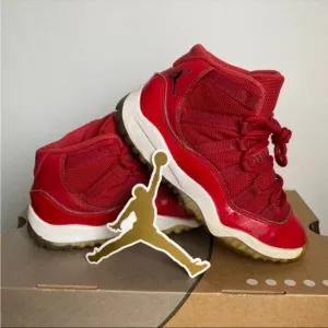 Nike Air Jordan Retro 11 “Gym Red Win Like 96” Toddler Sneakers- SZ 13 C