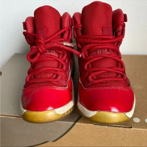 Nike Air Jordan Retro 11 “Gym Red Win Like 96” Toddler Sneakers- SZ 13 C