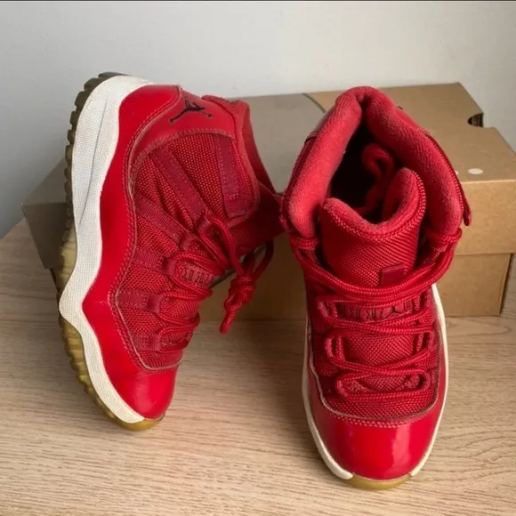 Nike Air Jordan Retro 11 “Gym Red Win Like 96” Toddler Sneakers- SZ 13 C