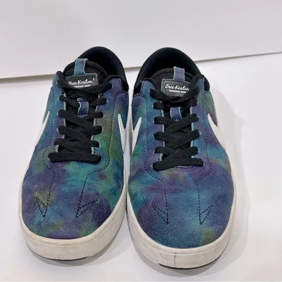 Nike Eric Koston Rare Oilspill Series 1 Galaxy Sneakers Shoes Black Blue Size 9